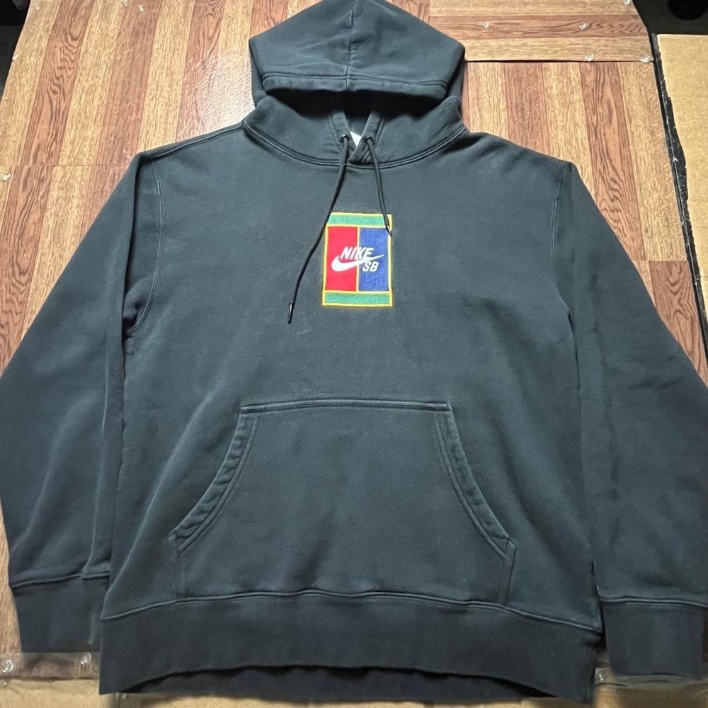 Nike Black Fleece SB Court Skate Hoodie Medium
